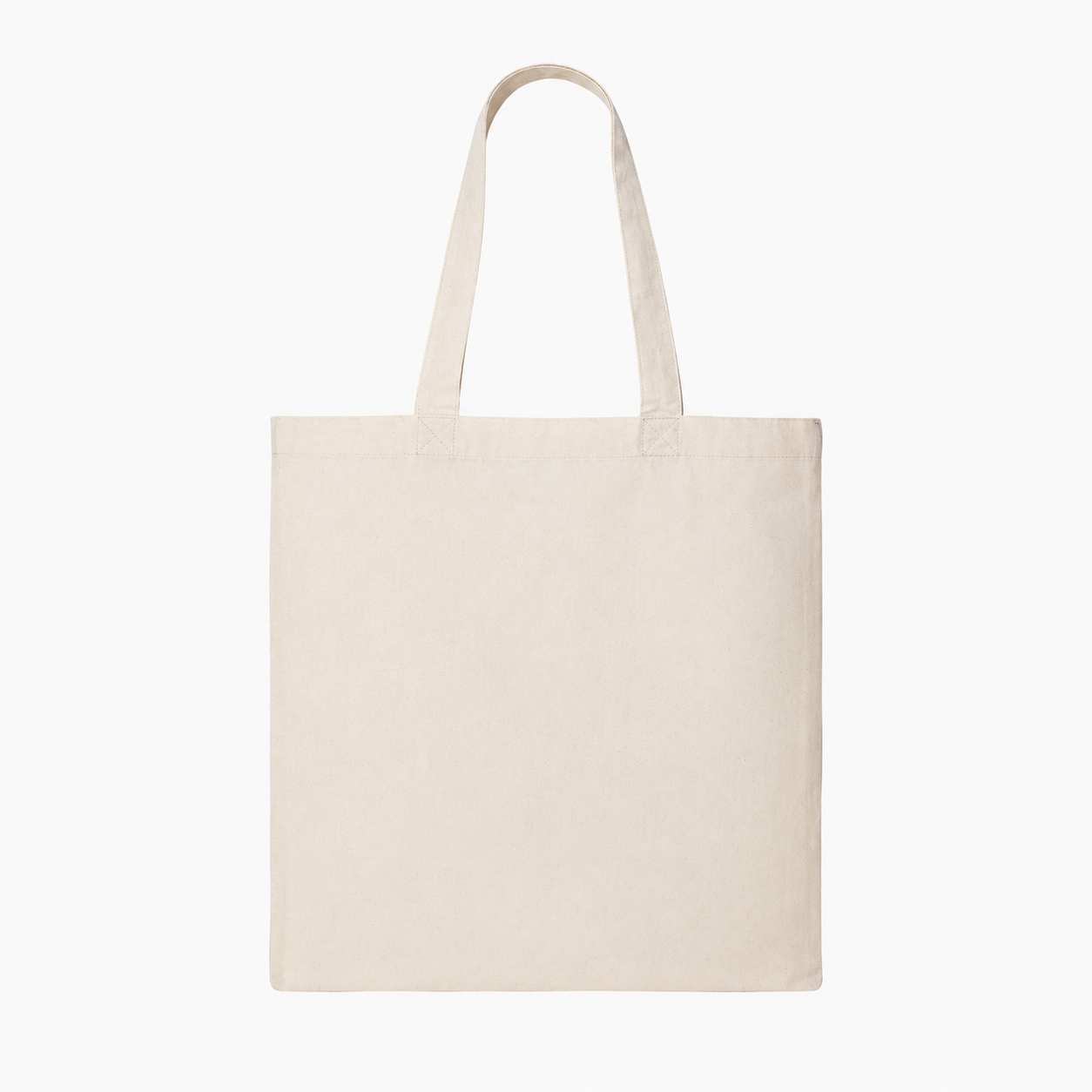 10 oz Blank Cotton Canvas Tote Bag – 15" × 16”