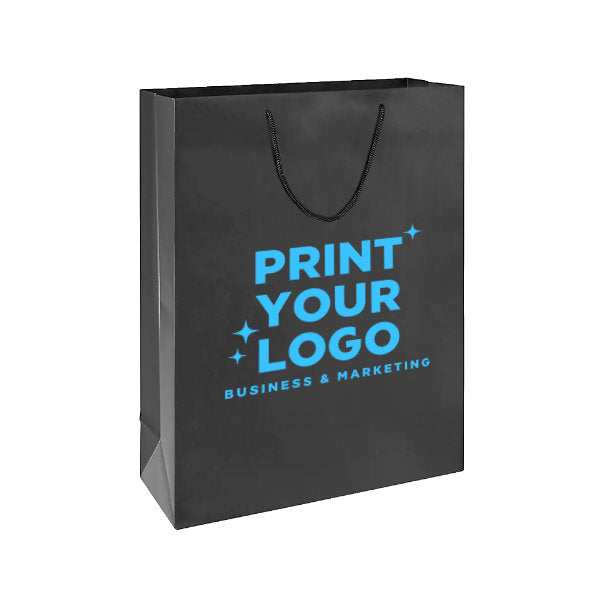 XLarge Matte Laminate Shopping Bag with Logo