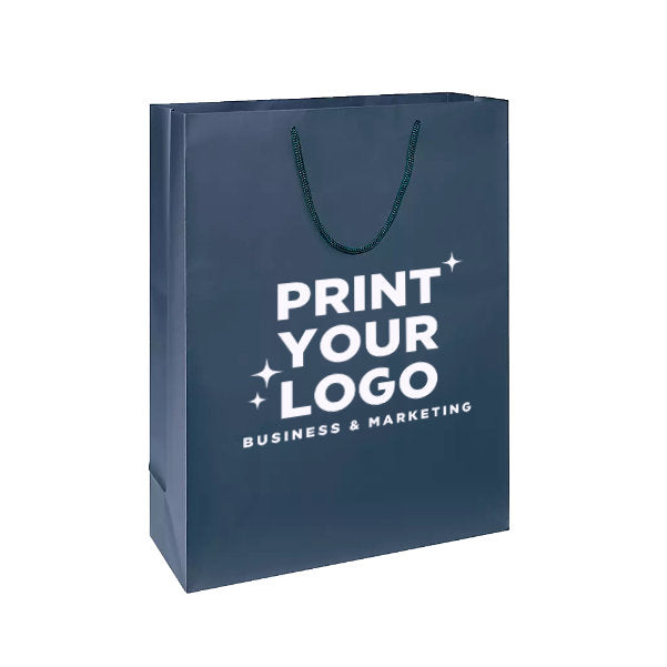 XLarge Matte Laminate Shopping Bag with Logo