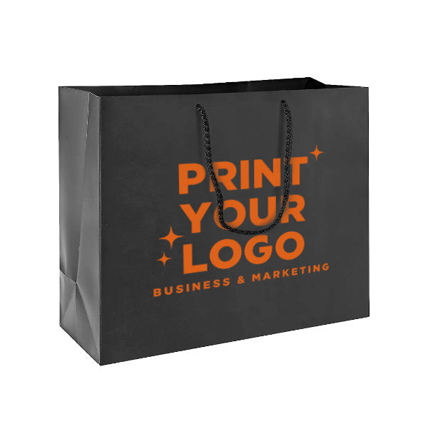 XLarge Matte Laminate Shopping Bag with Logo
