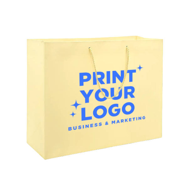 XLarge Matte Laminate Shopping Bag with Logo
