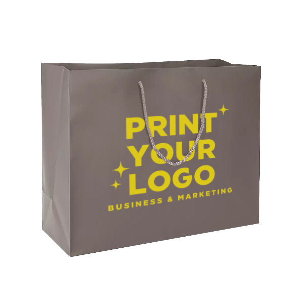 XLarge Matte Laminate Shopping Bag with Logo
