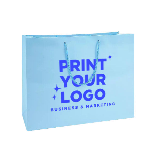 XLarge Matte Laminate Shopping Bag with Logo