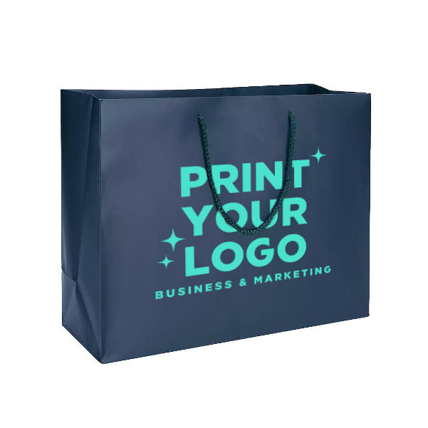 XLarge Matte Laminate Shopping Bag with Logo