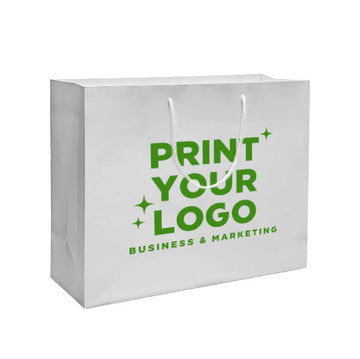 XLarge Matte Laminate Shopping Bag with Logo