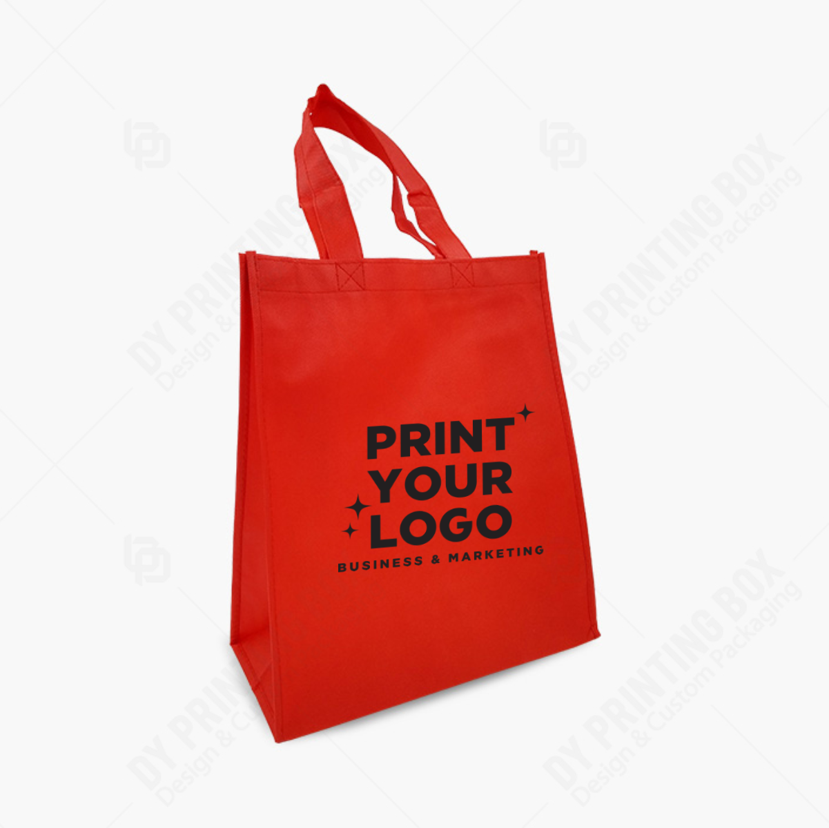 Medium Non-Woven Tote Bag with Logo – 12" x 6" x 14"