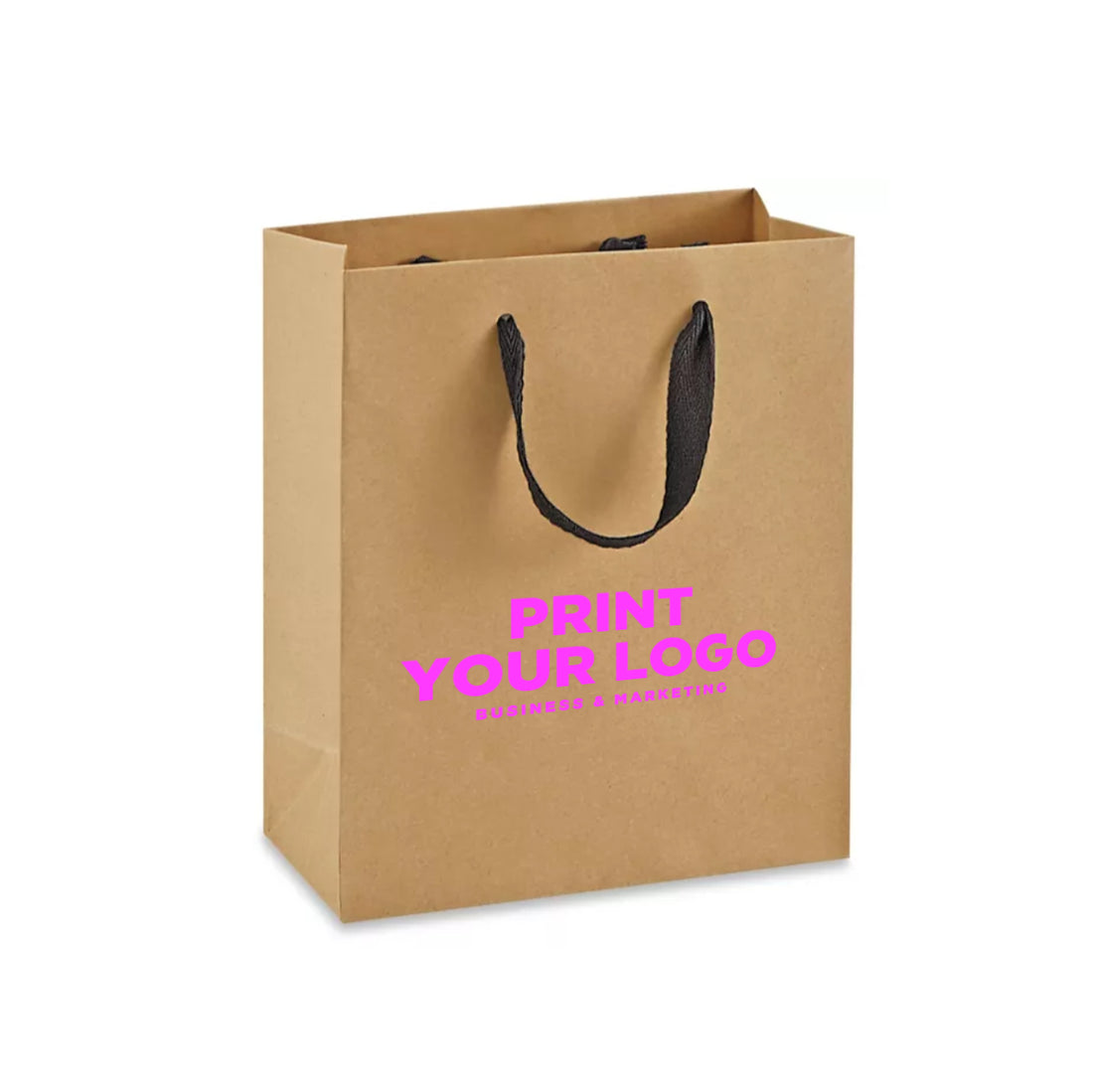Medium Premium Paper Bag with Screen Printing or Hot Foil Stamping