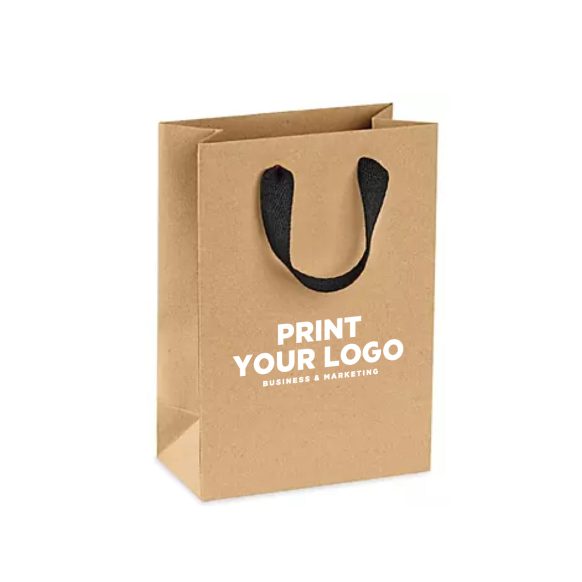 Mini Premium Paper Bags with Logo | Screen Printing or Hot Foil Stamping