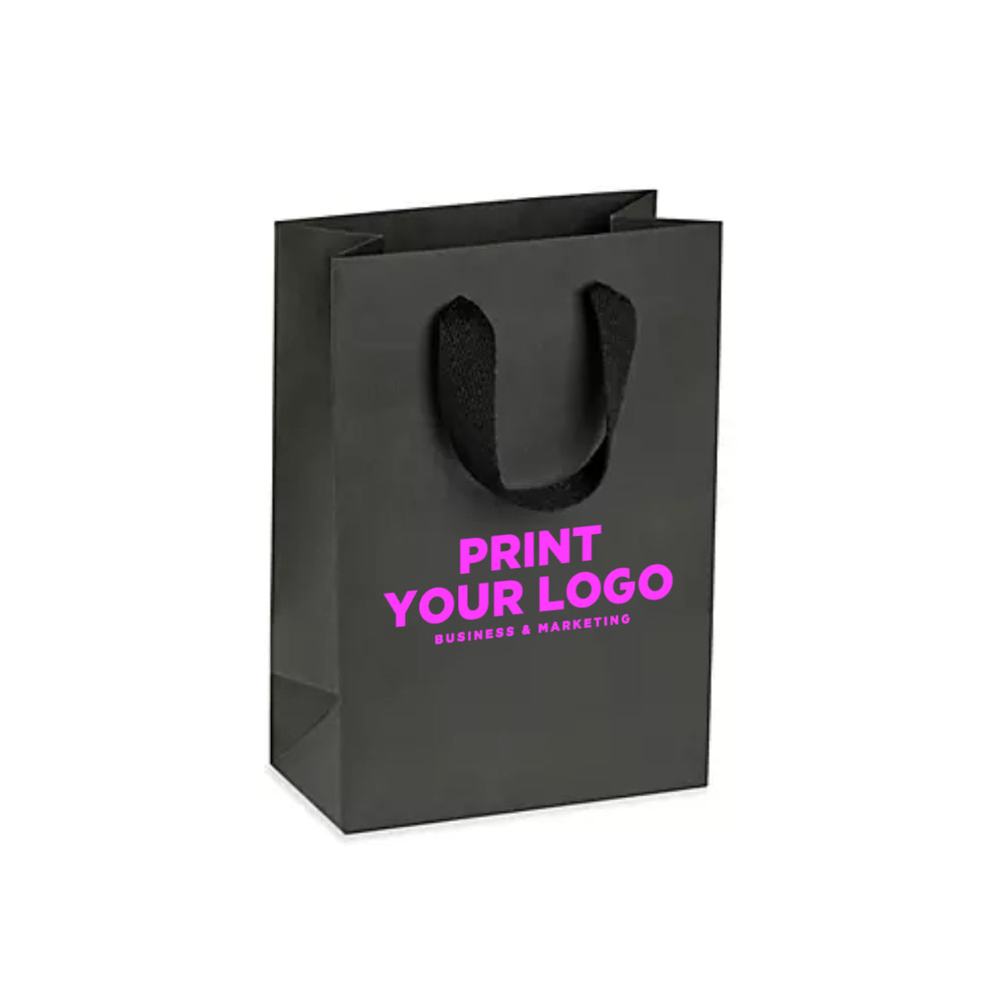 Mini Premium Paper Bags with Logo | Screen Printing or Hot Foil Stamping