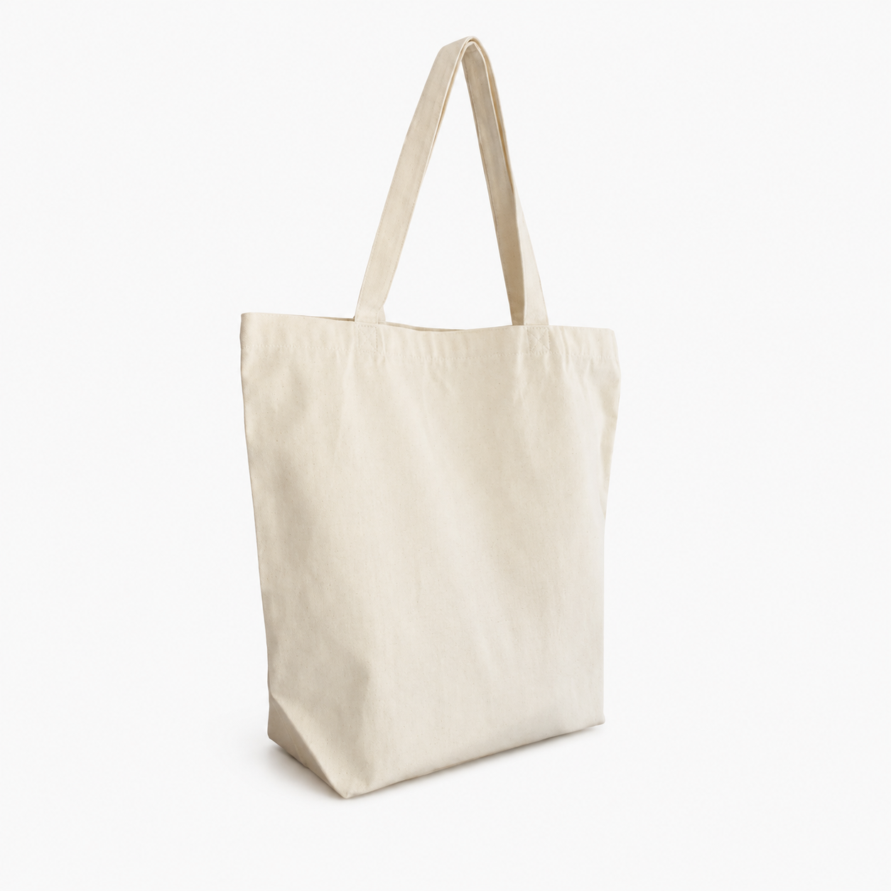 Blank Canvas Tote Bag with Bottom Gusset – 15.75" × 4.75" × 14.75”