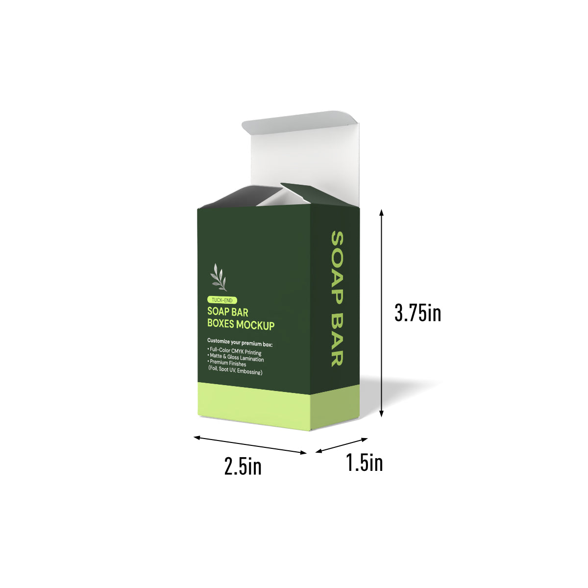 Chunky Specialty Soap Box-2.5x1.5x3.75in