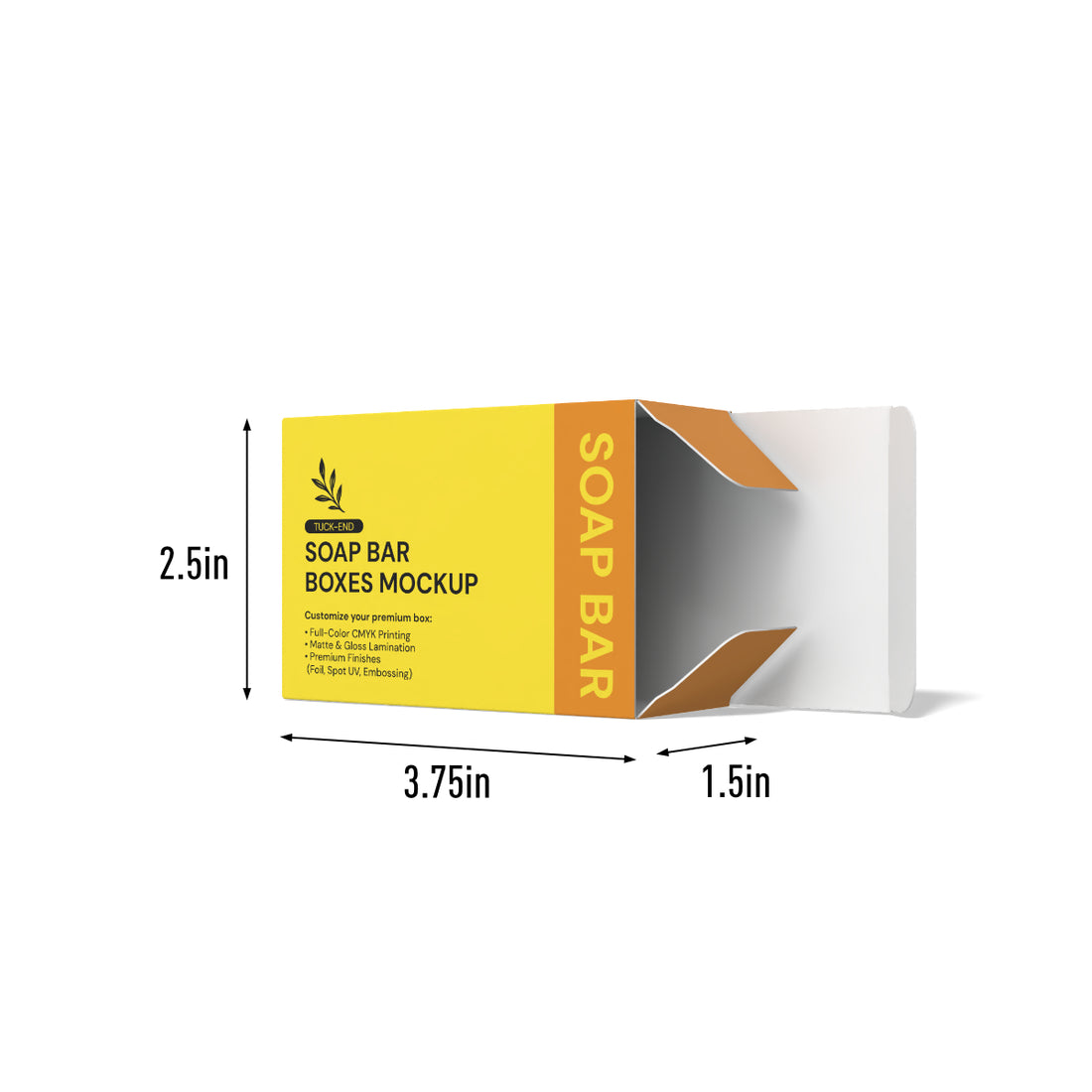 Chunky Specialty Soap Box-2.5x1.5x3.75in