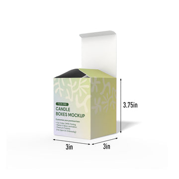 Custom Classic Candle Box – 3" x 3" x 3.75"