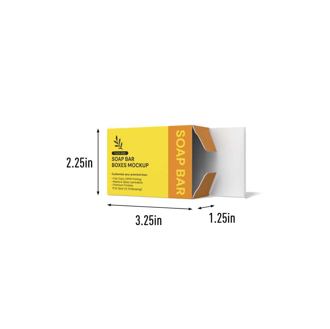 Classic Standard Soap Bar Box-2.25x1.25x3.25in