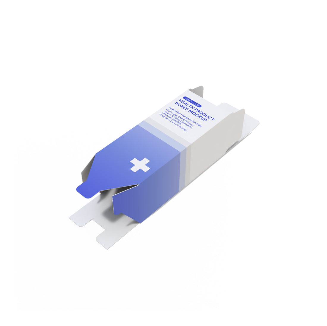 Custom Health Product Box – 2.125" x 2.125" x 5"