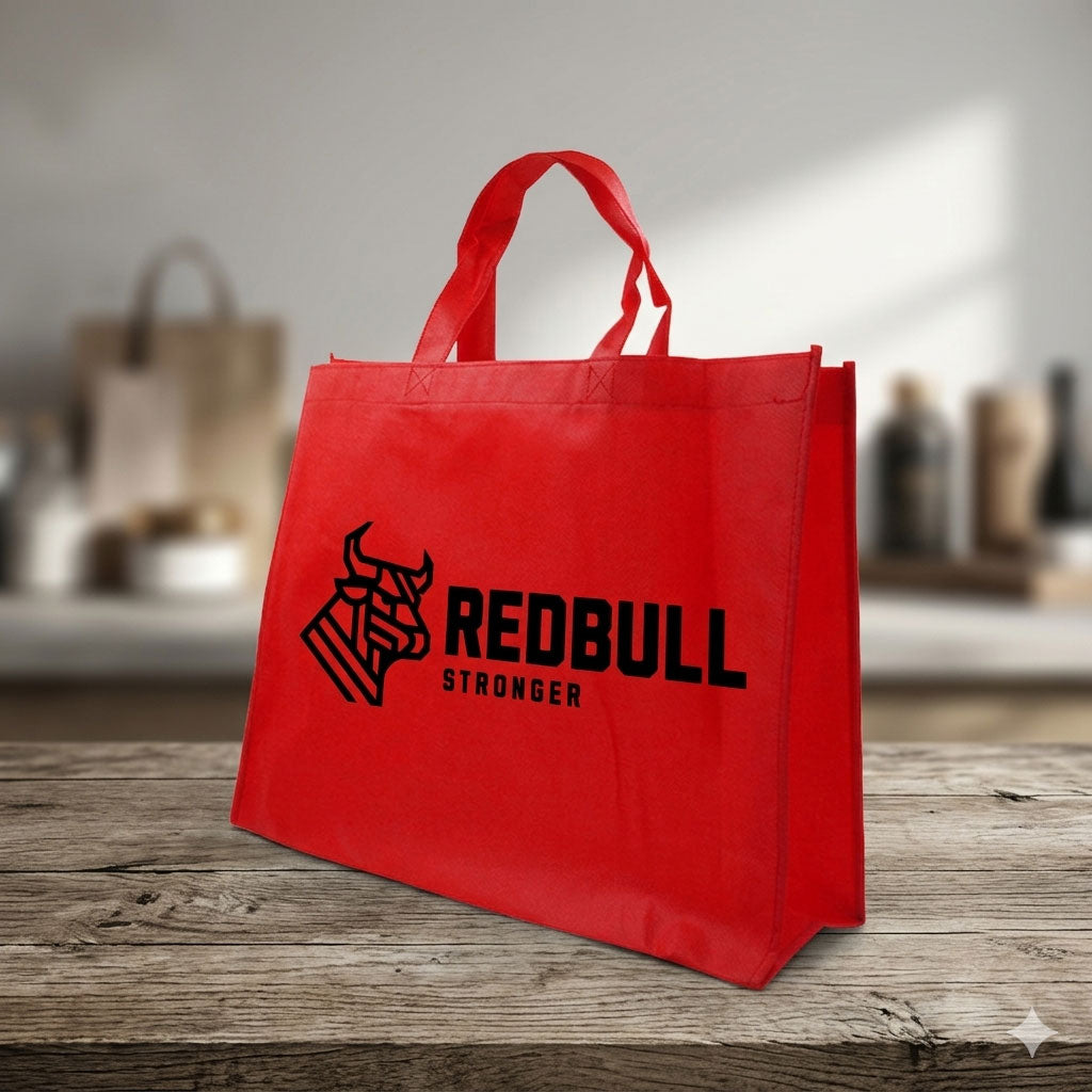 Large Non-Woven Tote Bag with Logo – 18" x 6" x 14"