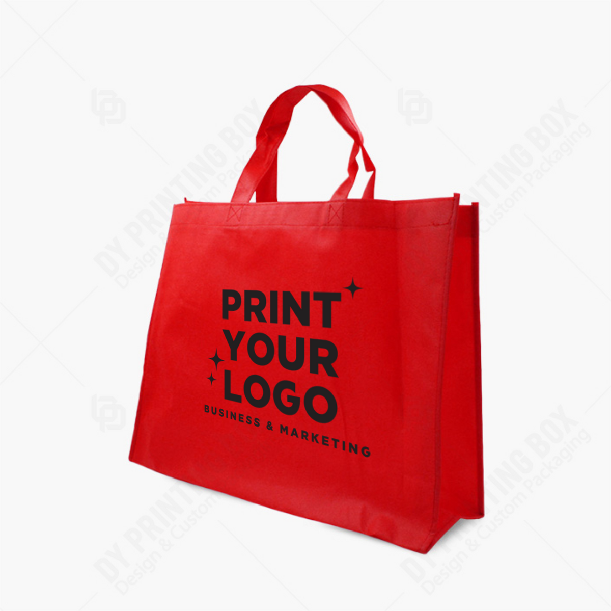 Large Non-Woven Tote Bag with Logo – 18" x 6" x 14"