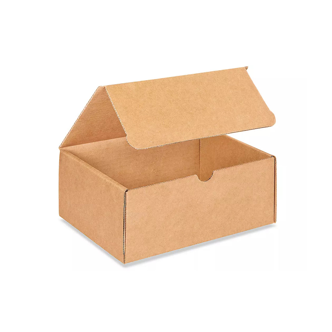 No Side Flap Mailer 9" x 6 1/2" x 4" - with Custom Logo