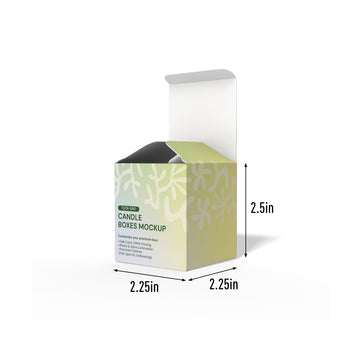 Custom Mini Candle Box – 2.25" x 2.25" x 2.5"