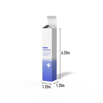 Custom Ointment / Cream Tube Box – 30g-50g-6.25" x 1.25" x 1.25"