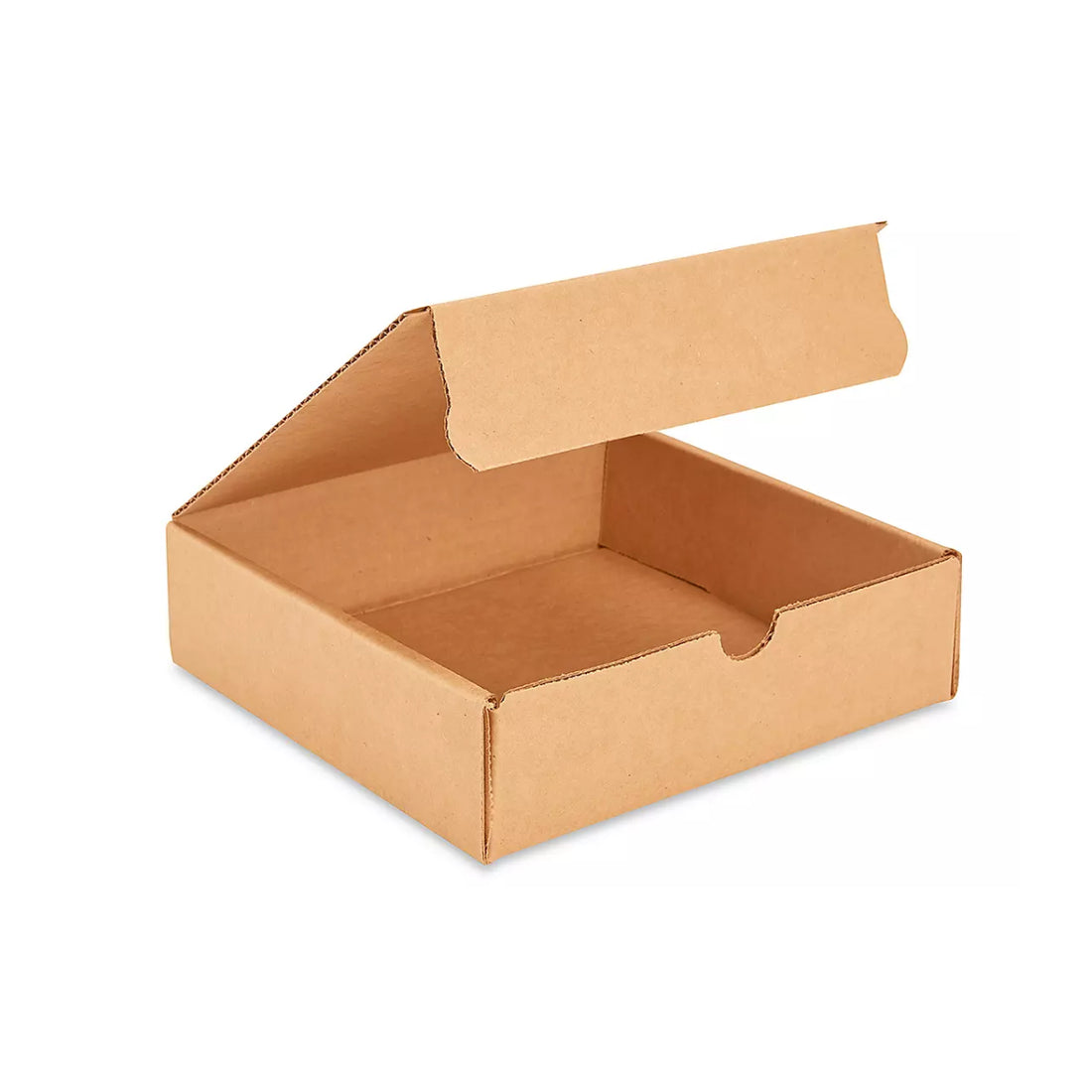 No Side Flap Mailer 7" x 7" x 2" - with Custom Logo